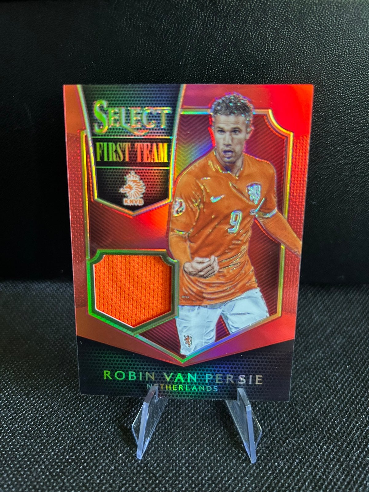 Robin van Persie 49/49 patch voetbalkaartje, Ophalen of Verzenden, Zo goed als nieuw, Plaatje