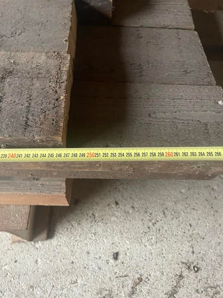 Gecarboleerde balken, Ophalen, Gebruikt, 250 cm of meer, Balken