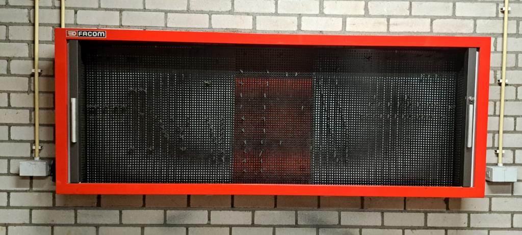 Facom Gereedschapskast met Roldeur - Wandmontage, Ophalen, Zo goed als nieuw, 170 cm of meer