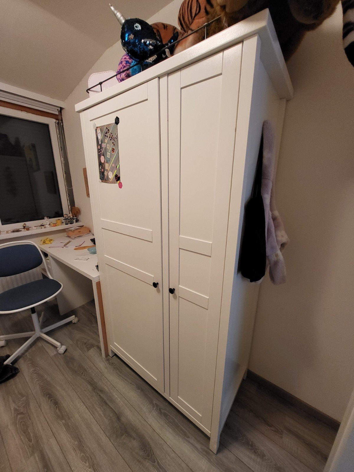 Bed en kledingkast, Ophalen, Met deur(en), Gebruikt, 50 tot 100 cm
