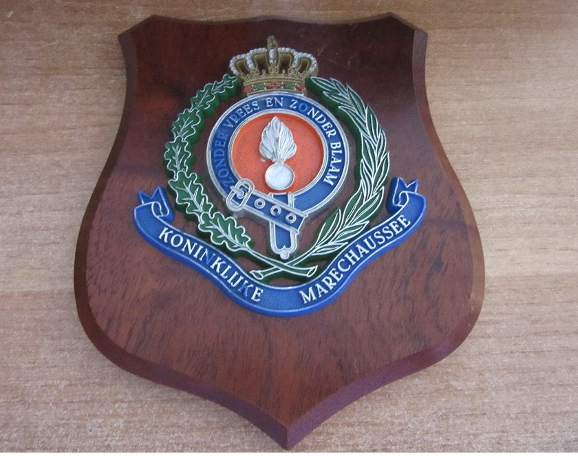 Koninklijke Marechaussee wapenschild Zonder vrees en zonder, Verzenden, Marechaussee, Nederland, Overige typen