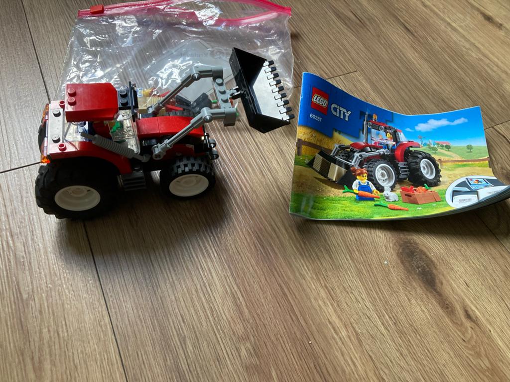Lego city tractor 60287, Ophalen of Verzenden, Zo goed als nieuw