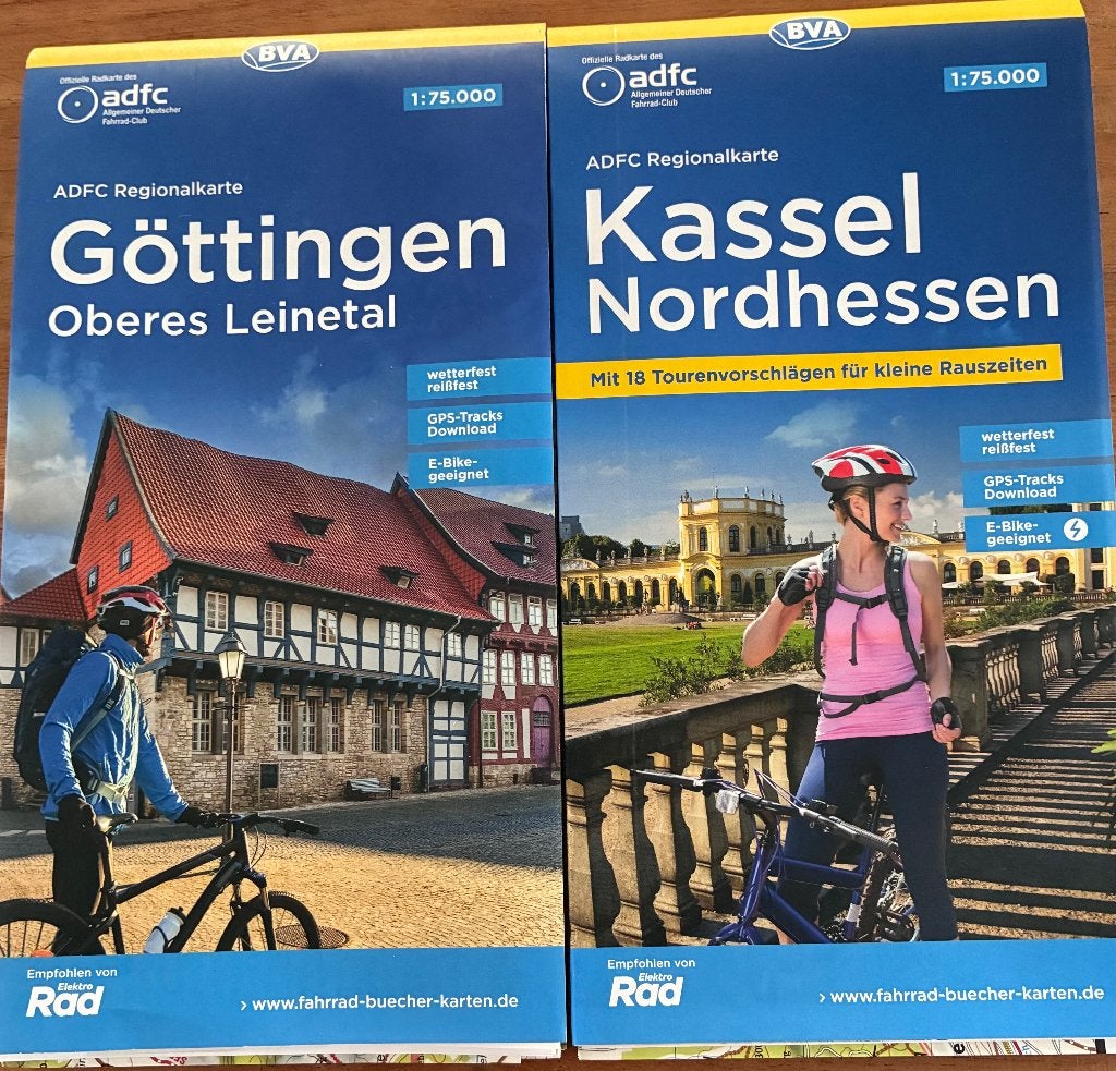 Fietskaart Duitsland, Ophalen of Verzenden, Zo goed als nieuw