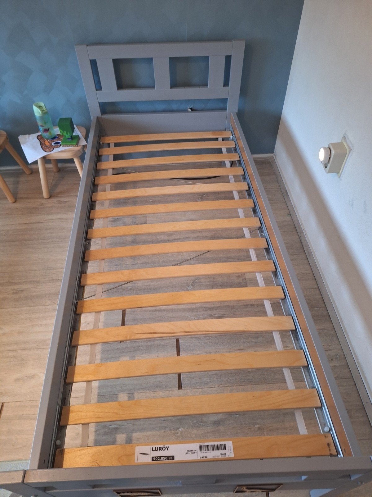 2x peuterbedjes Ikea, Ophalen of Verzenden, Eenpersoons, Hout, 90 cm