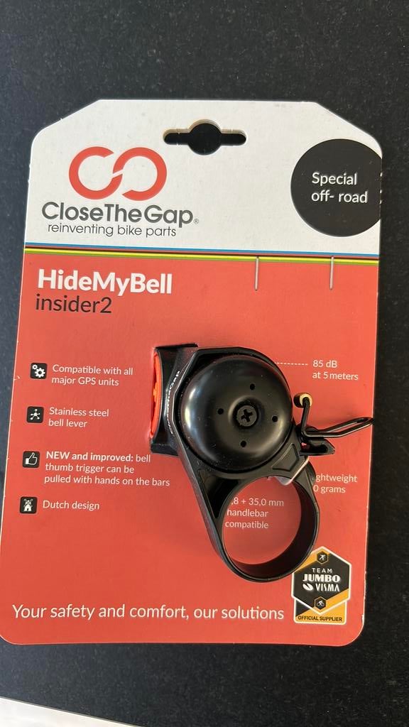 GloseTheGap HideMyBell insider2, Fietsen en Brommers, Ophalen of Verzenden, Nieuw