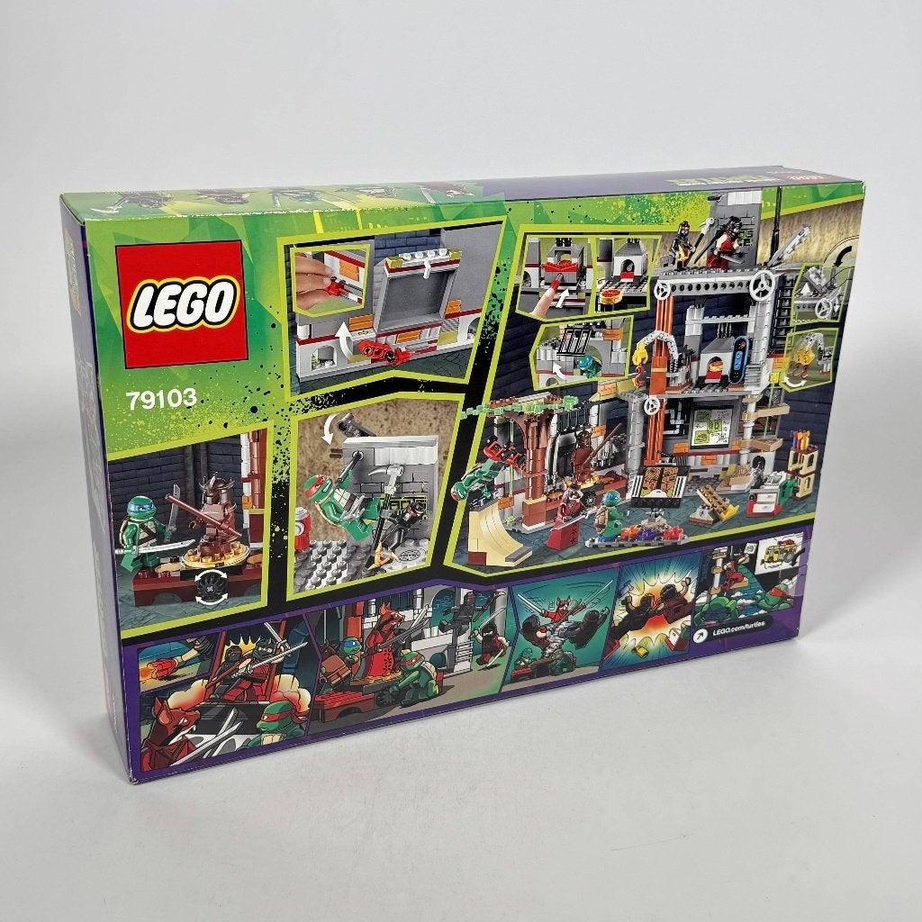 LEGO Ninja Turtles 79103 Turtle Lair Attack – Nieuw, Overige thema's, Lego, Nieuw, Ophalen of Verzenden