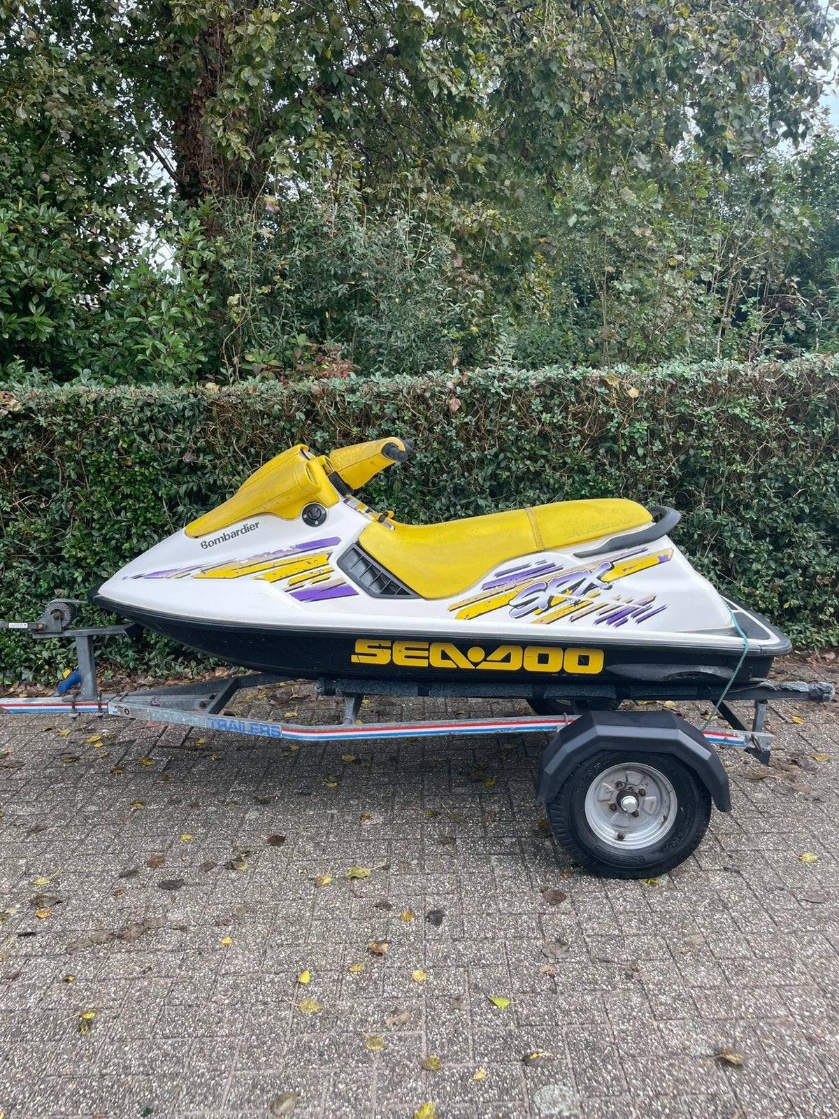 DEFECT SEADOO SPX RETRO JETSKI BJ98 INCL TRAILER, Ophalen of Verzenden, Gebruikt, Benzine