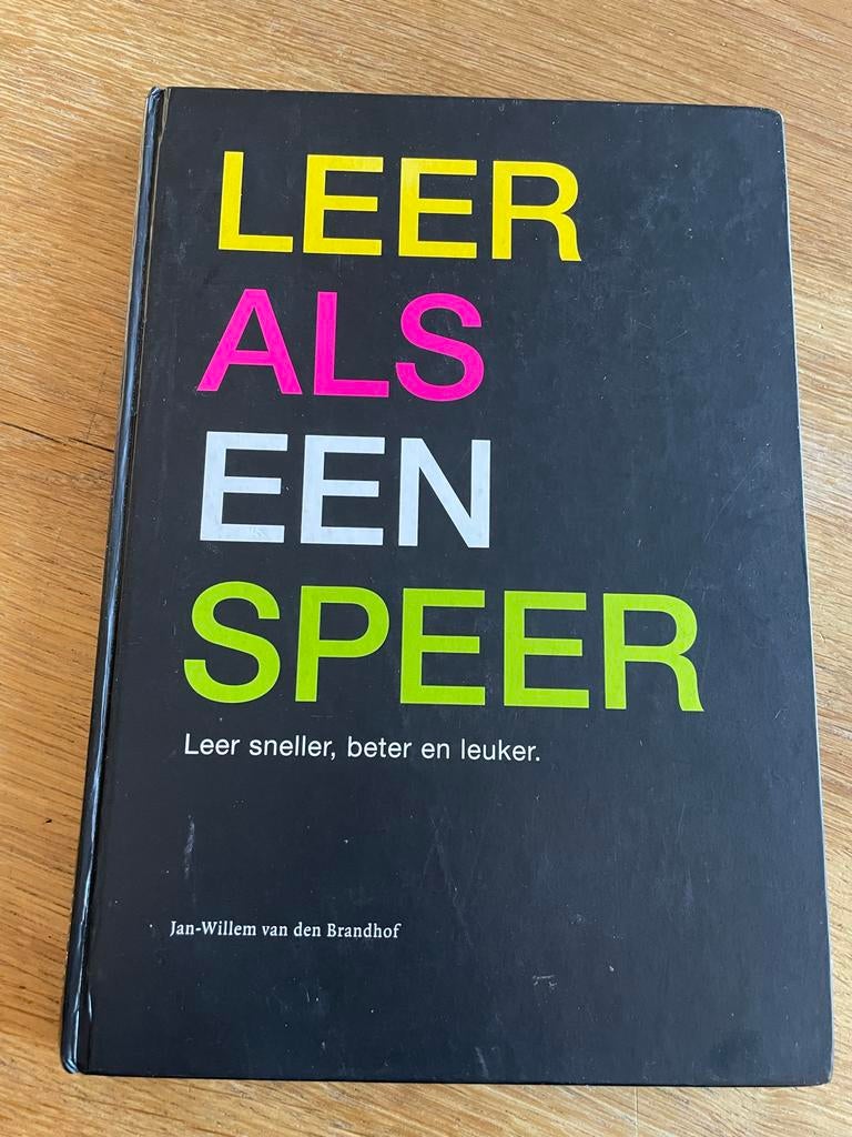Leer als een Speer - Leer sneller, beter en leuker, Boeken, Ophalen of Verzenden, Gelezen