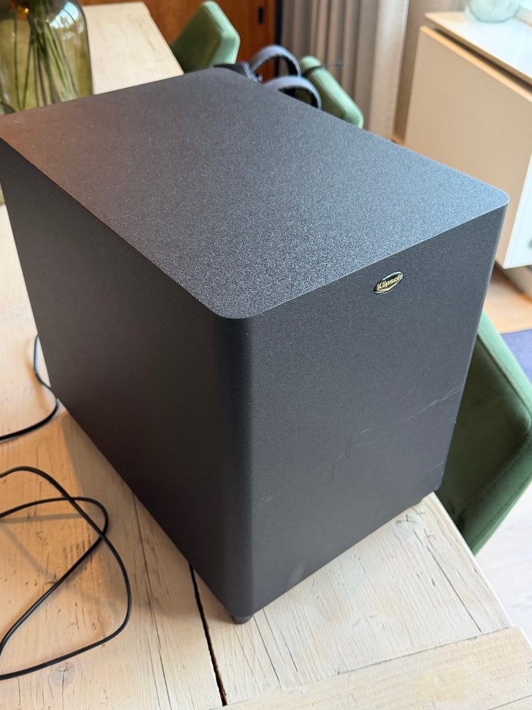 Klipsch Sub 8 subwoofer + 6 satellietspeakers, Overige merken, Gebruikt, Subwoofer, Ophalen of Verzenden