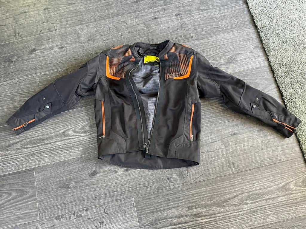 Macna motorjas  oranje zomer - Maat M (valt als S), Ophalen of Verzenden, Nieuw zonder kaartje, Heren, Jas | textiel