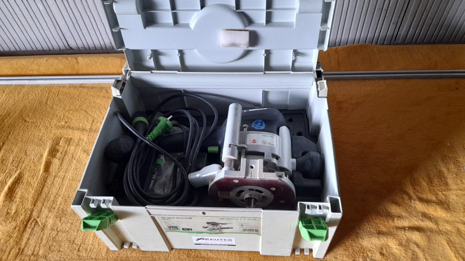 Festool bovenfrees OF 1010 EQ in Systainer met toebehoren, Gebruikt, Ophalen of Verzenden, Bovenfrees, Festool