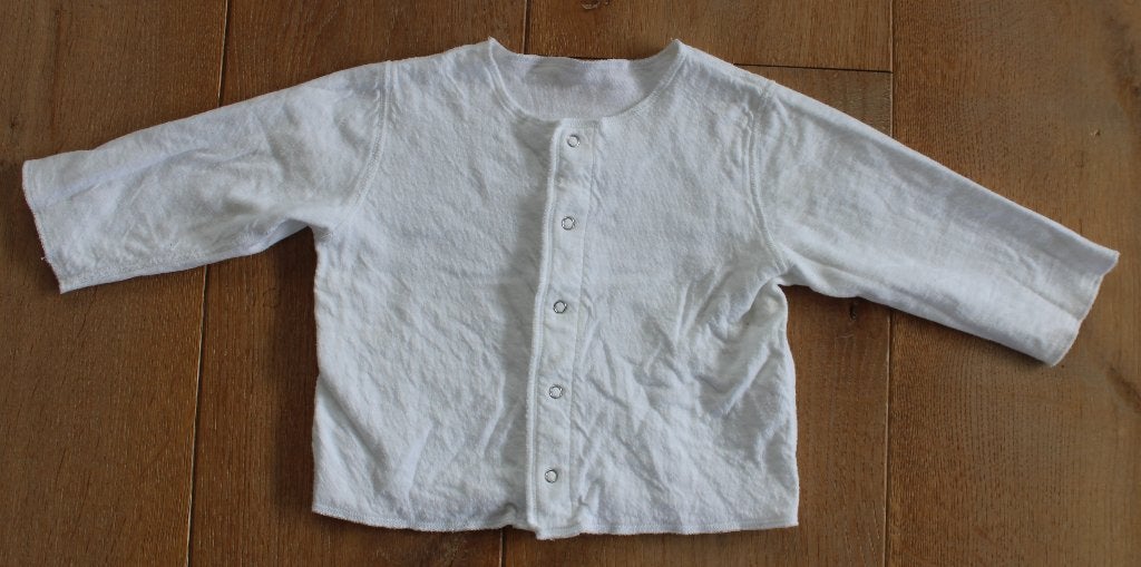Vestje van Petit Bateau 12m / 74 cm, Gebruikt, Ophalen of Verzenden, Petit Bateau, Truitje of Vestje