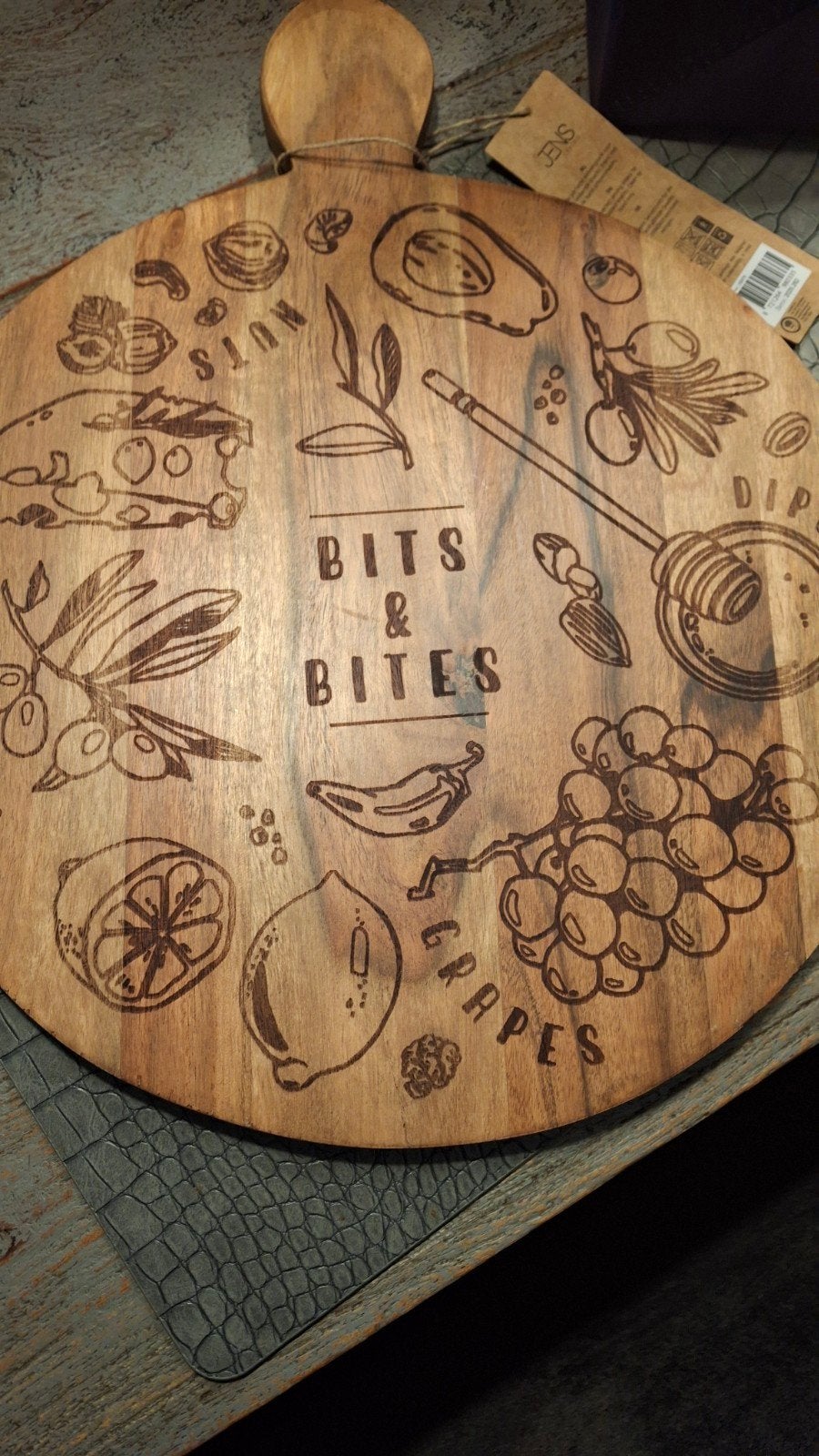 borrelplank, Serveerplank, Rond, Nieuw, Ophalen of Verzenden