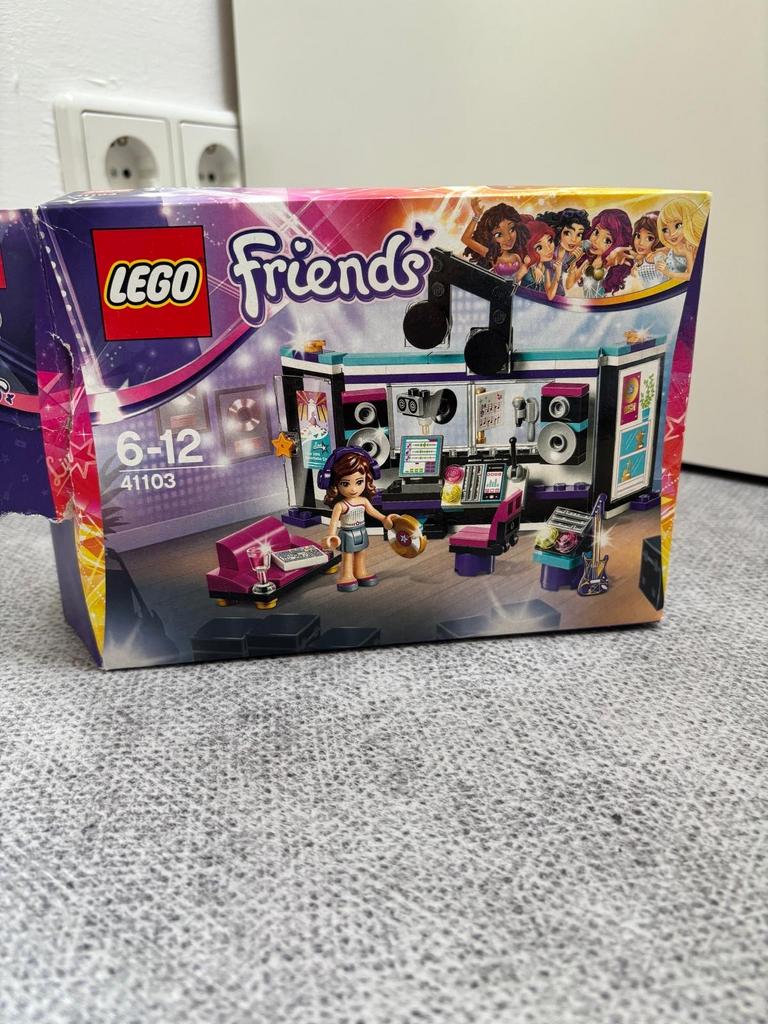 LEGO Friends 41103 Popster Opnamestudio met DVD, Ophalen of Verzenden, Zo goed als nieuw