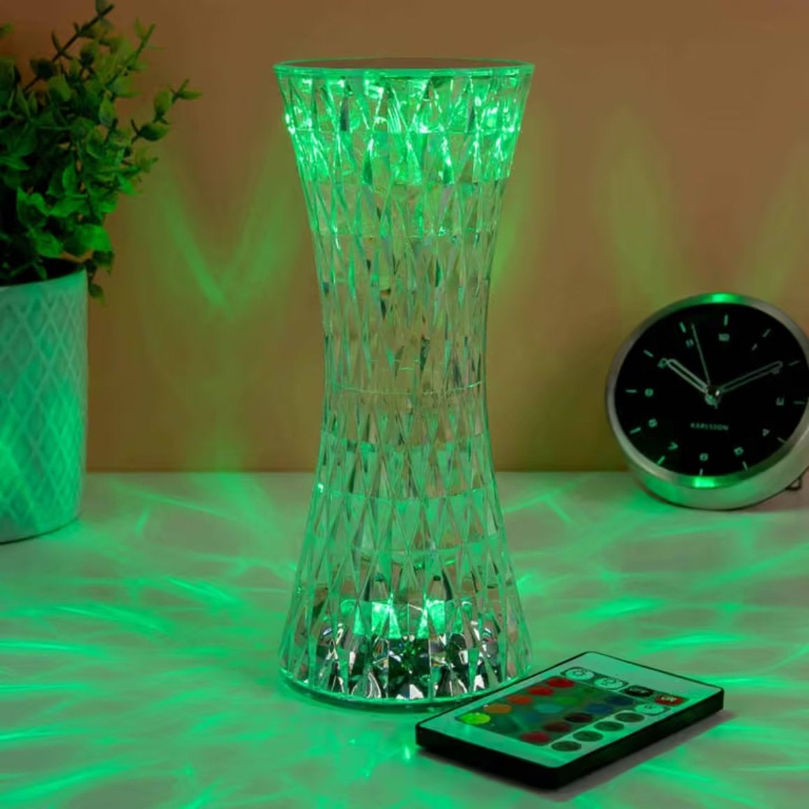 Out of the Blue lamp Crystal LED oplaadbaar 19 cm, Kunststof, Nieuw, Nvt, Nvt