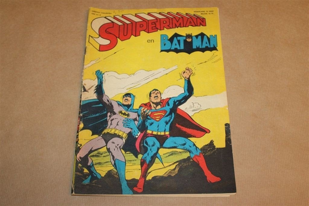 Superman en Batman 2 — Vintage Strip 1969, Boeken, Eén comic, Ophalen of Verzenden, Gelezen, Amerika