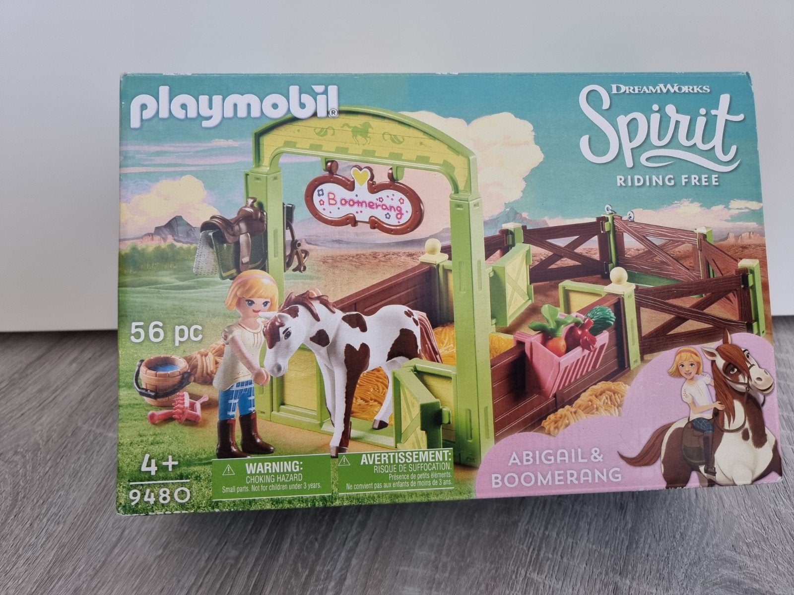 PLAYMOBIL Spirit 9480 Abigail & Boomerang, Ophalen, Complete set, Overige typen, Zo goed als nieuw