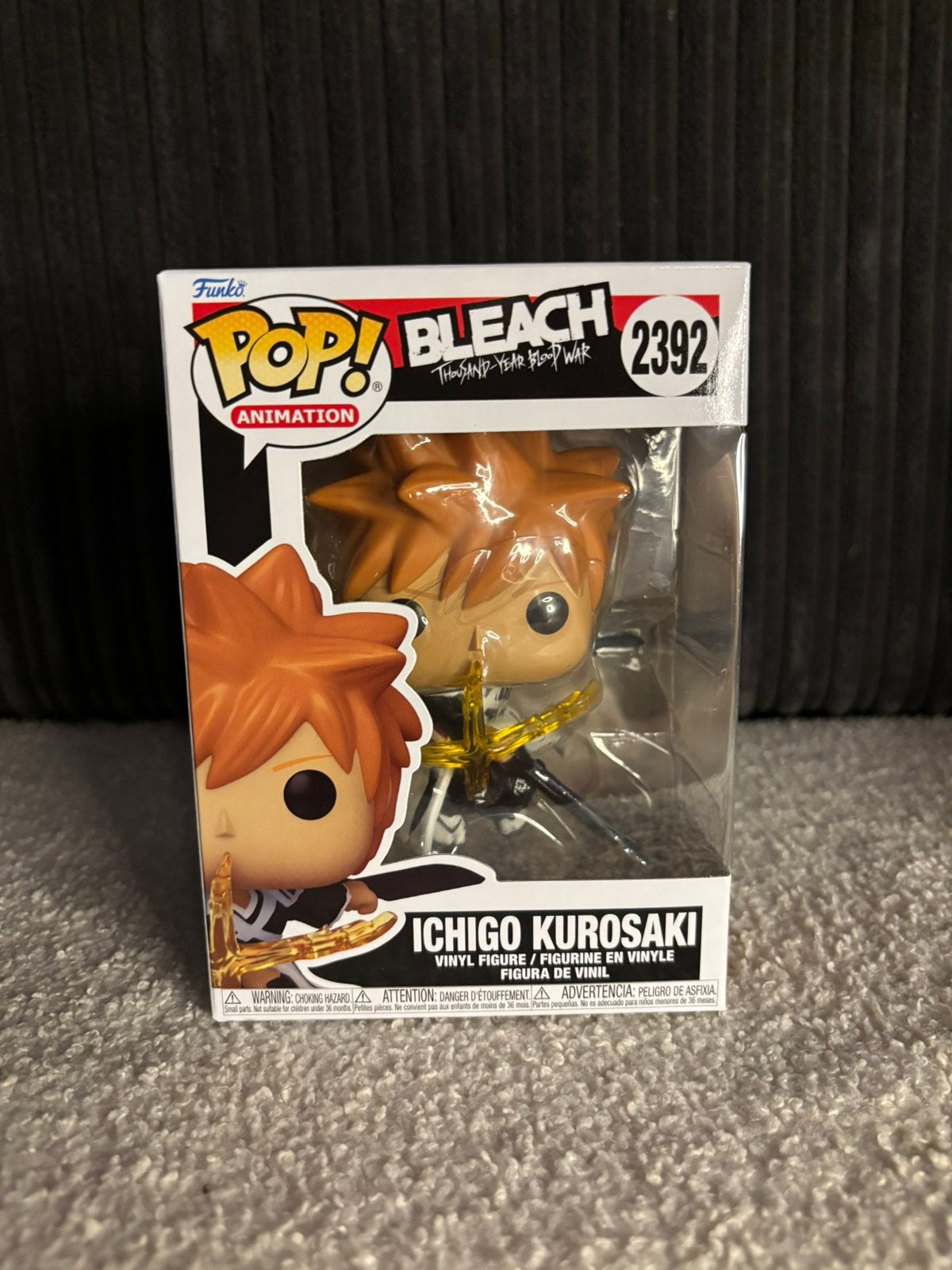 Funko Pop Bleach Ichigo Kurosaki 2392, Ophalen of Verzenden, Zo goed als nieuw, 2802 Wetmore Ave Everett, WA 98201 USA, Support@funko.com