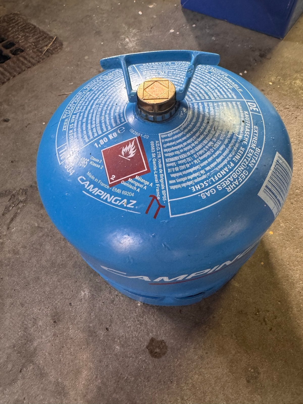 Campingaz gasfles 1,8 kg - Ideaal voor kamperen, Ophalen, Gebruikt