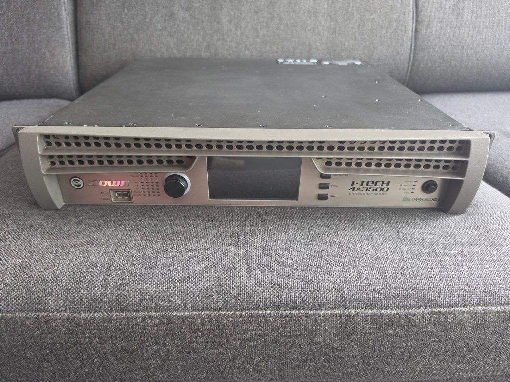 Crown I-Tech 4x3500HD versterker, Ophalen of Verzenden, Gebruikt, Audio