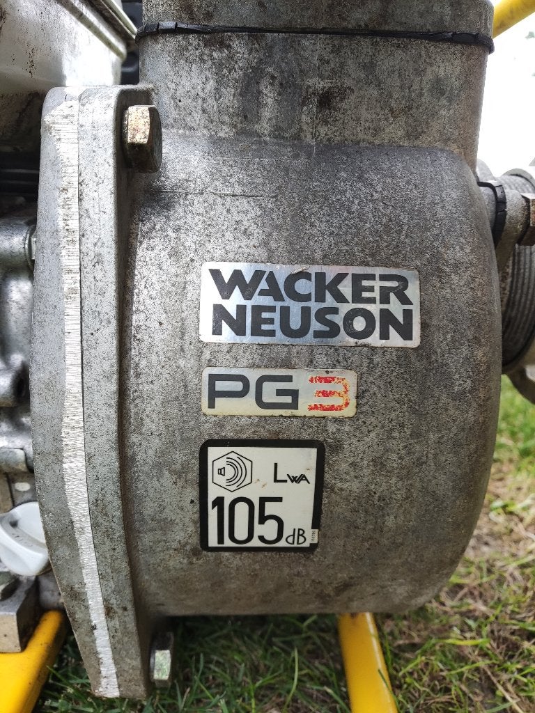 Wacker Neuson waterpomp (type PG3, Honda GX160 motor, etc.), Gebruikt, Wacker Neuson, Ophalen of Verzenden, Handmatig