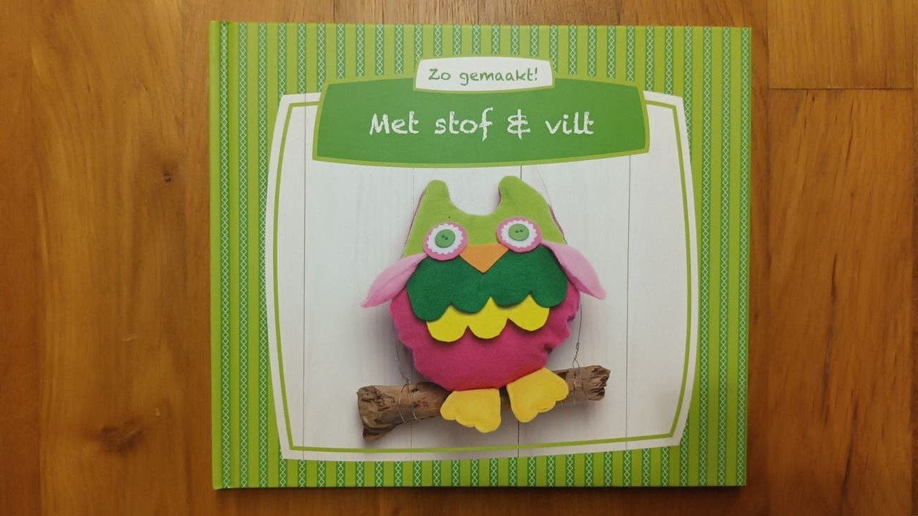 Zo gemaakt! Met stof & vilt - Knutselboek, Ophalen, Zo goed als nieuw, Scrapbooking en Knutselen, Geschikt voor kinderen