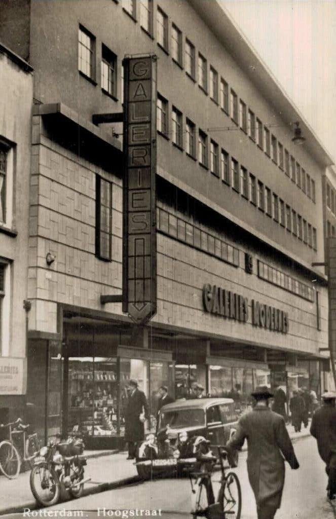 ROTTERDAM Hoogstraat Galeries Modernes, Ophalen of Verzenden, 1920 tot 1940, Ongelopen, Zuid-Holland