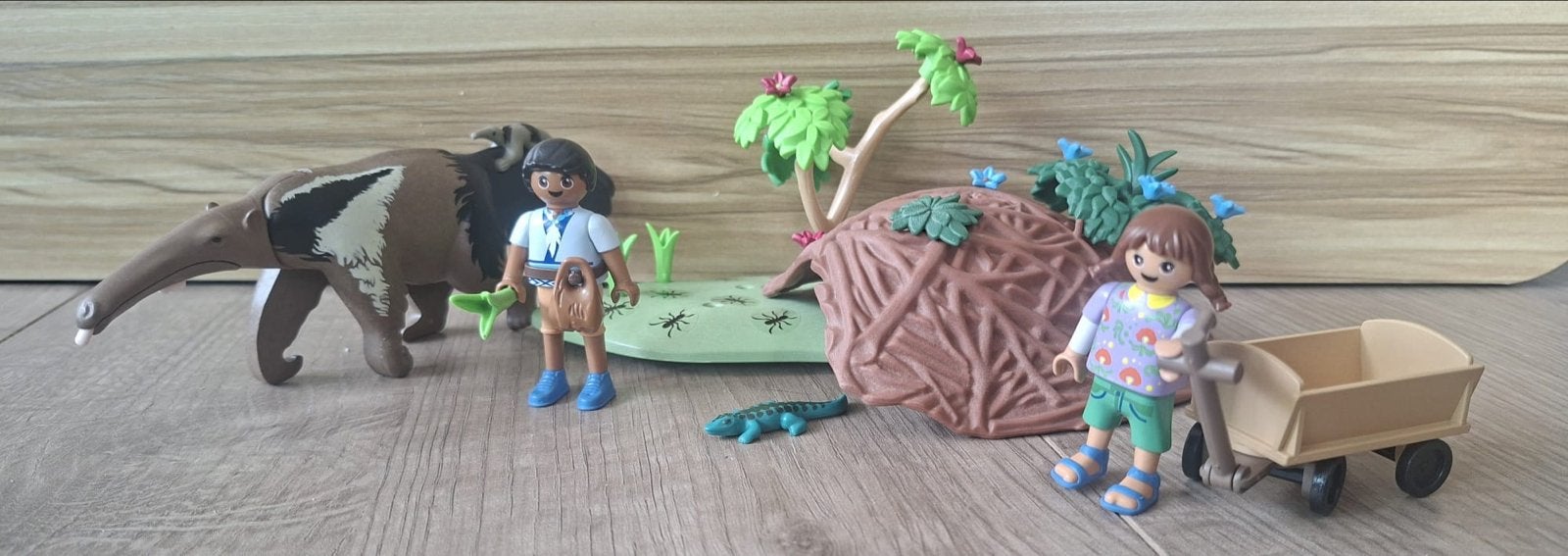 Playmobil Miereneter met verzorgers en accessoires, Wild life, Gebruikt, Complete set, Ophalen of Verzenden