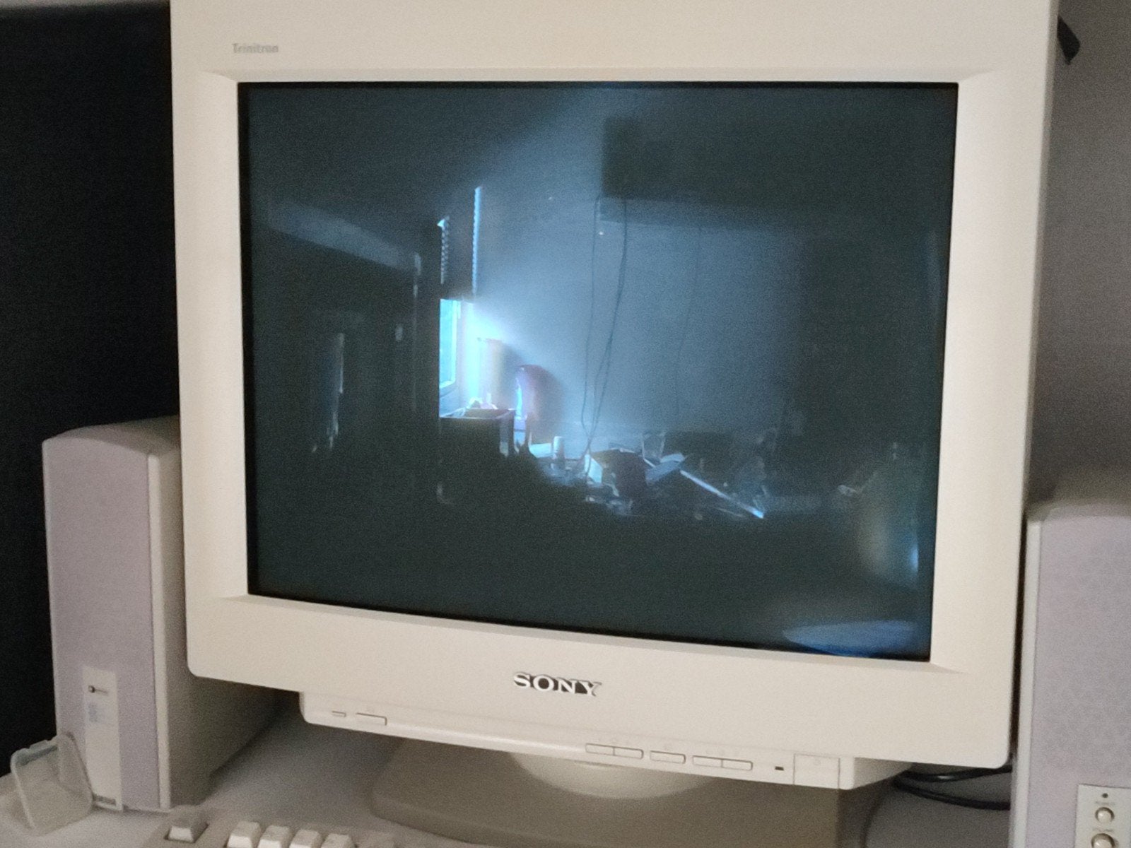 Sony 21 inch Trinitron crt monitor, Computers en Software, Vintage Computers, Ophalen, Sony