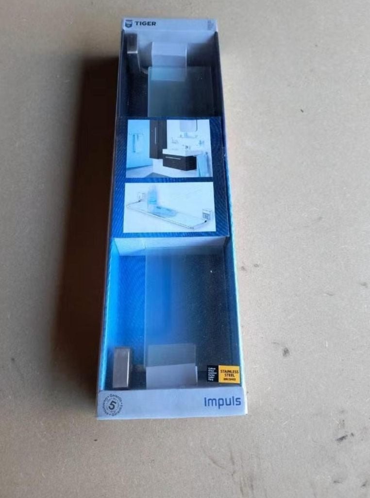 Tiger Impuls glazen plankje (nieuw), Overige merken, Nieuw, Ophalen of Verzenden, Douche-accessoire