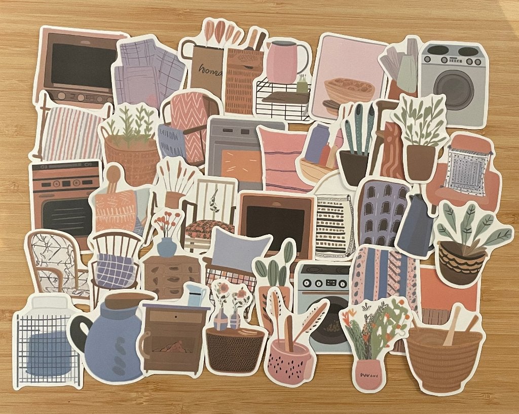 Huishoudelijke producten stickers, Verzenden, Nieuw, Meerdere stickers