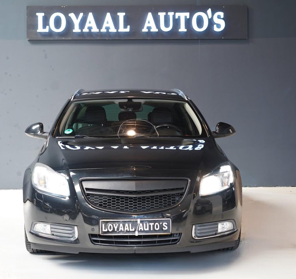 Opel Insignia Sports Tourer 2.0 T Cosmo | AIRCO | NAVI | PDC, Auto's, Gebruikt, 4 cilinders, Leder en Stof, Zwart