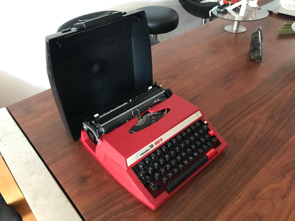 Vendex 1650TR Typemachine Rood, Ophalen of Verzenden, Nieuw