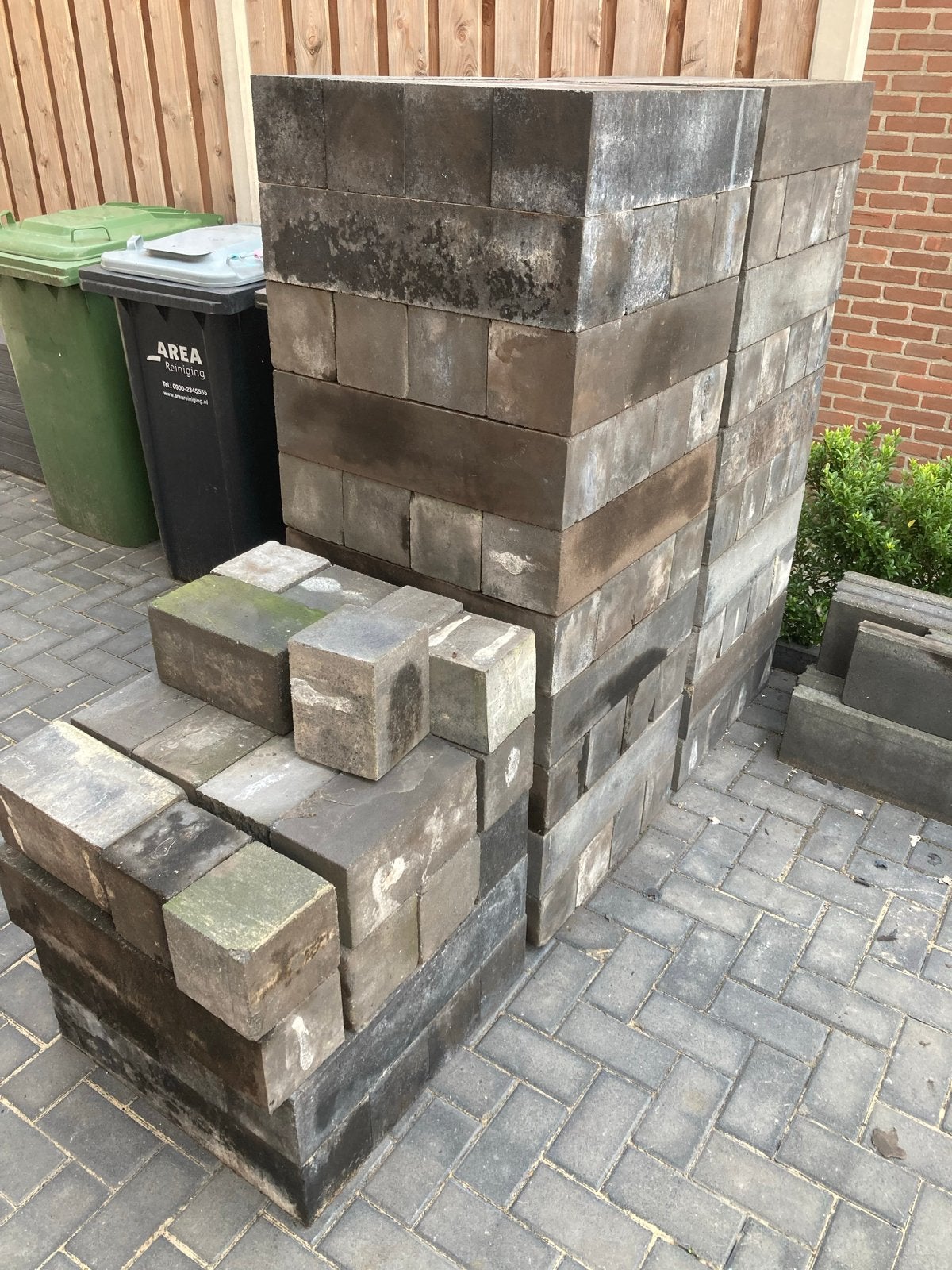 Lineablok 60x15x15, Tuin en Terras, Ophalen, Gebruikt, Overige typen, 5 tot 10 m²