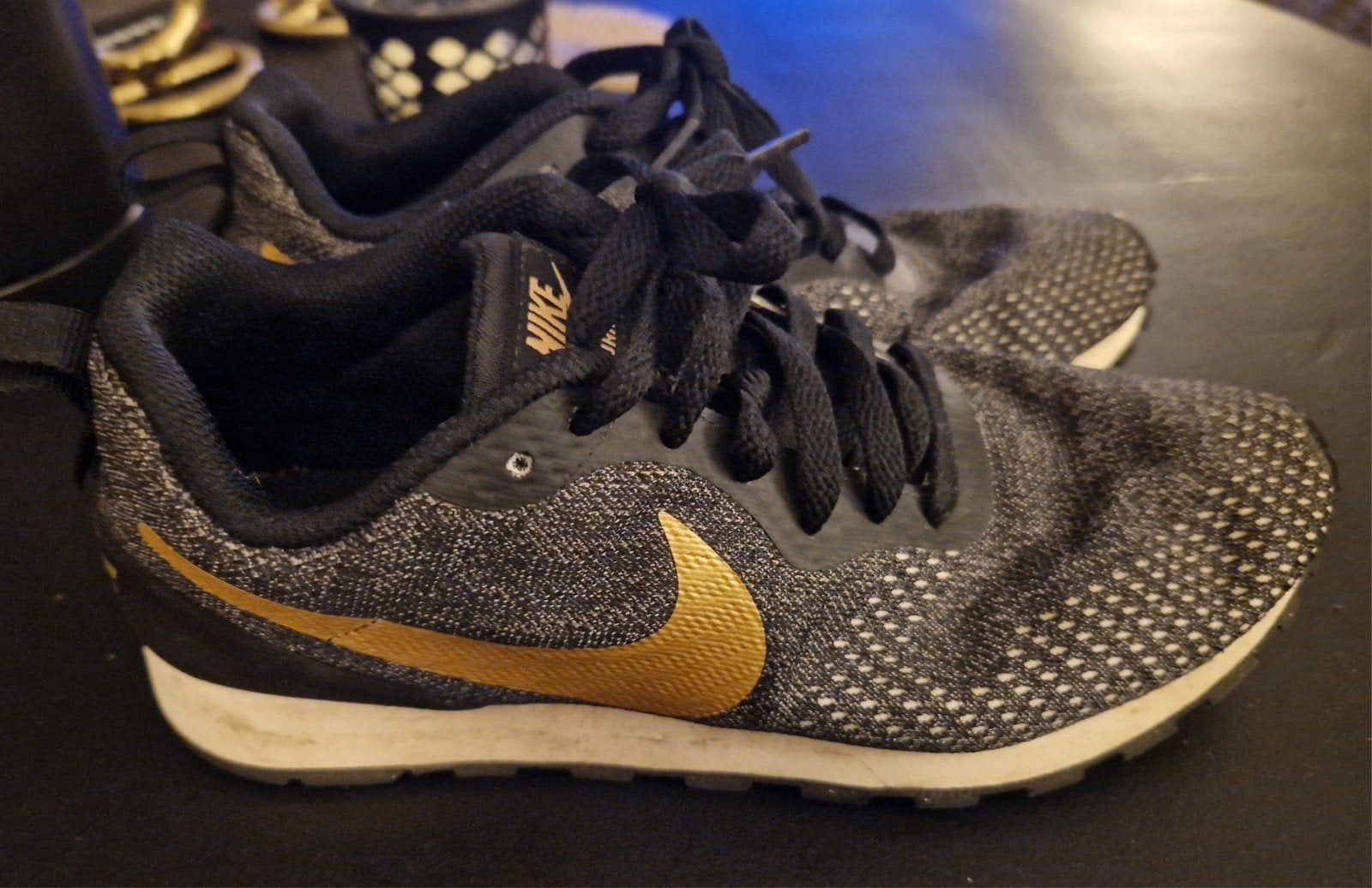 Nike MD Runner 2 ENG Mesh sneakers - Maat 38, Zwart, Nike, Ophalen of Verzenden, Sneakers of Gympen