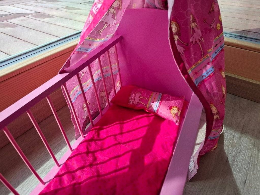 Poppenbed, Ophalen, Gebruikt, Babypop