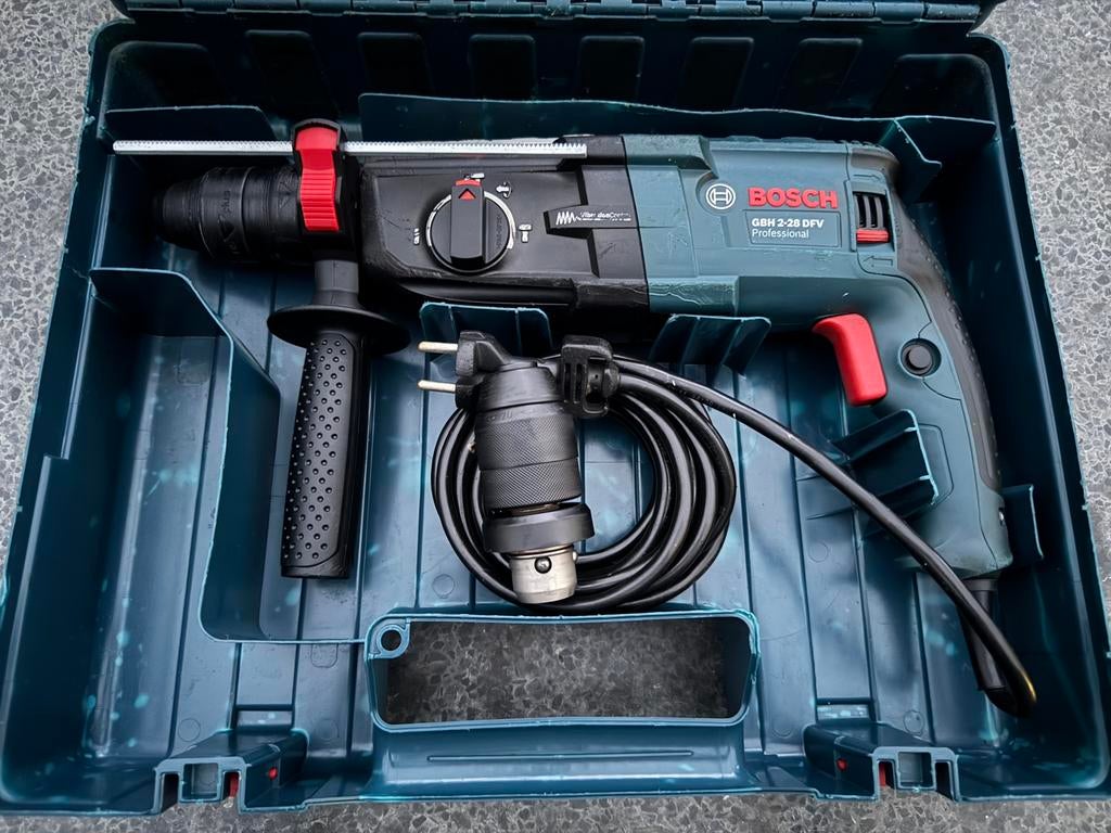 Bosch GBH 2-28 DFV Professional boorhamer., 600 watt of meer, Boor- en/of Breekhamer, Ophalen of Verzenden, Zo goed als nieuw