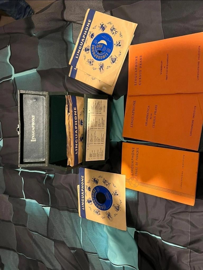 Linguaphone Cursus Frans met boeken en platen, Ophalen of Verzenden