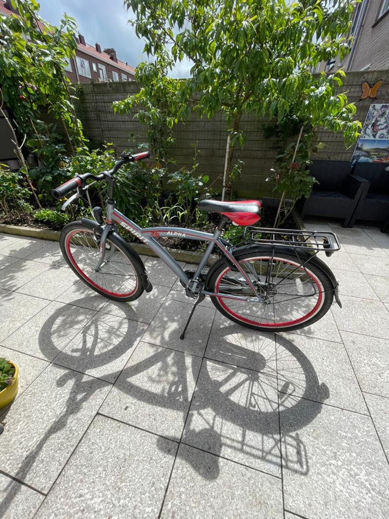 Kinderfiets, Fietsen en Brommers, Fietsen | Vouwfietsen, Ophalen, Zo goed als nieuw, 20 inch of meer
