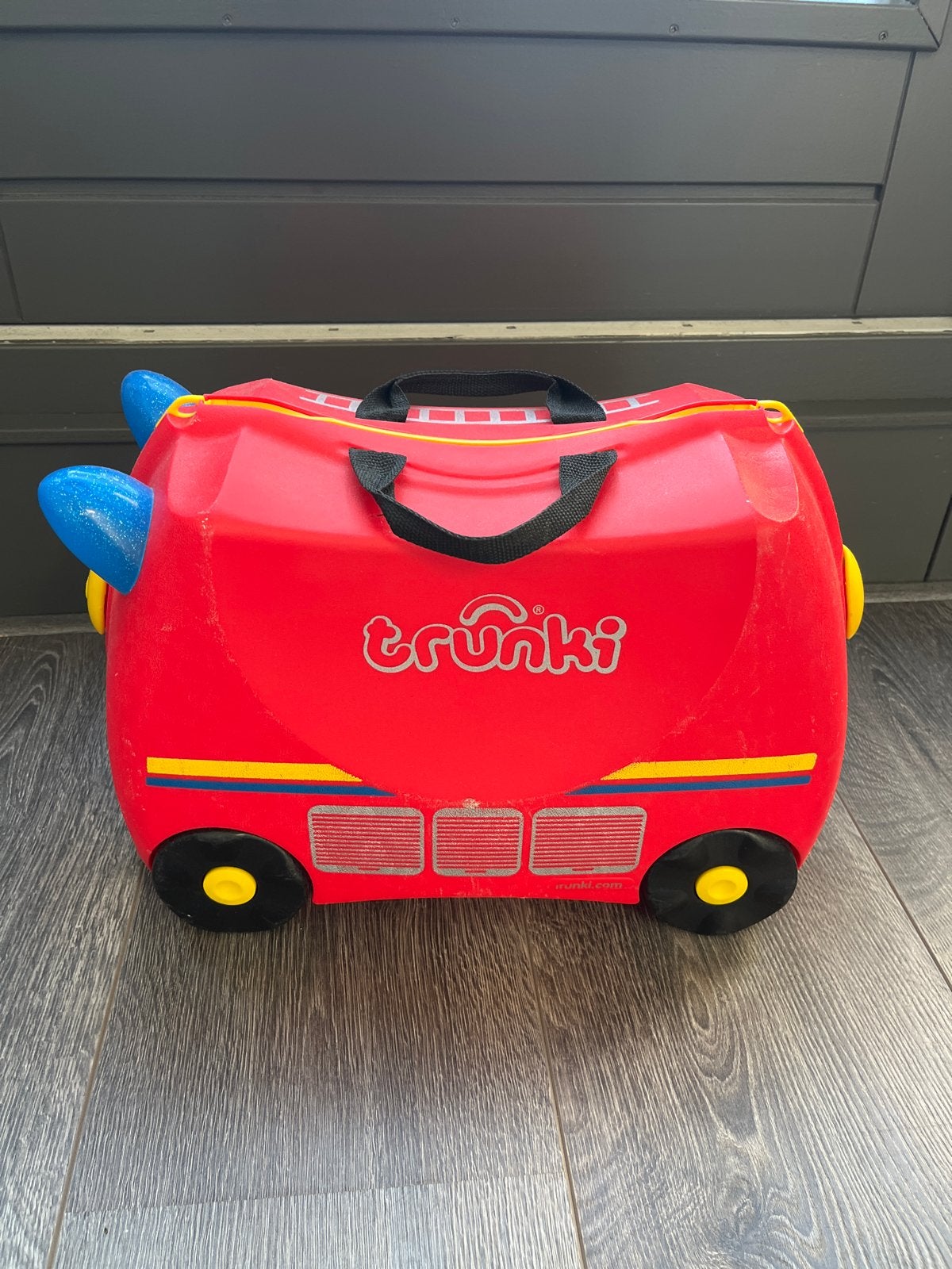 Trunki Kinderkoffer Rood - Ideaal voor Reizen, Ophalen, Gebruikt