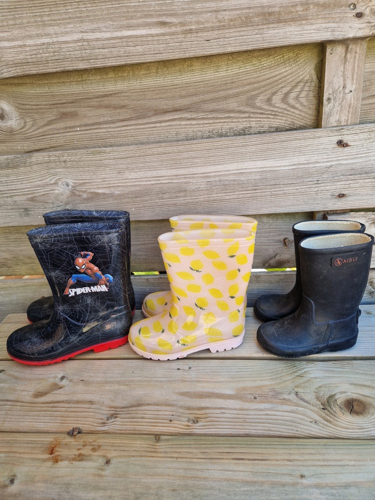 Leuke regenlaarzen voor kinderen (€3 per paar), Ophalen, Gebruikt, Jongen of Meisje, Laarzen