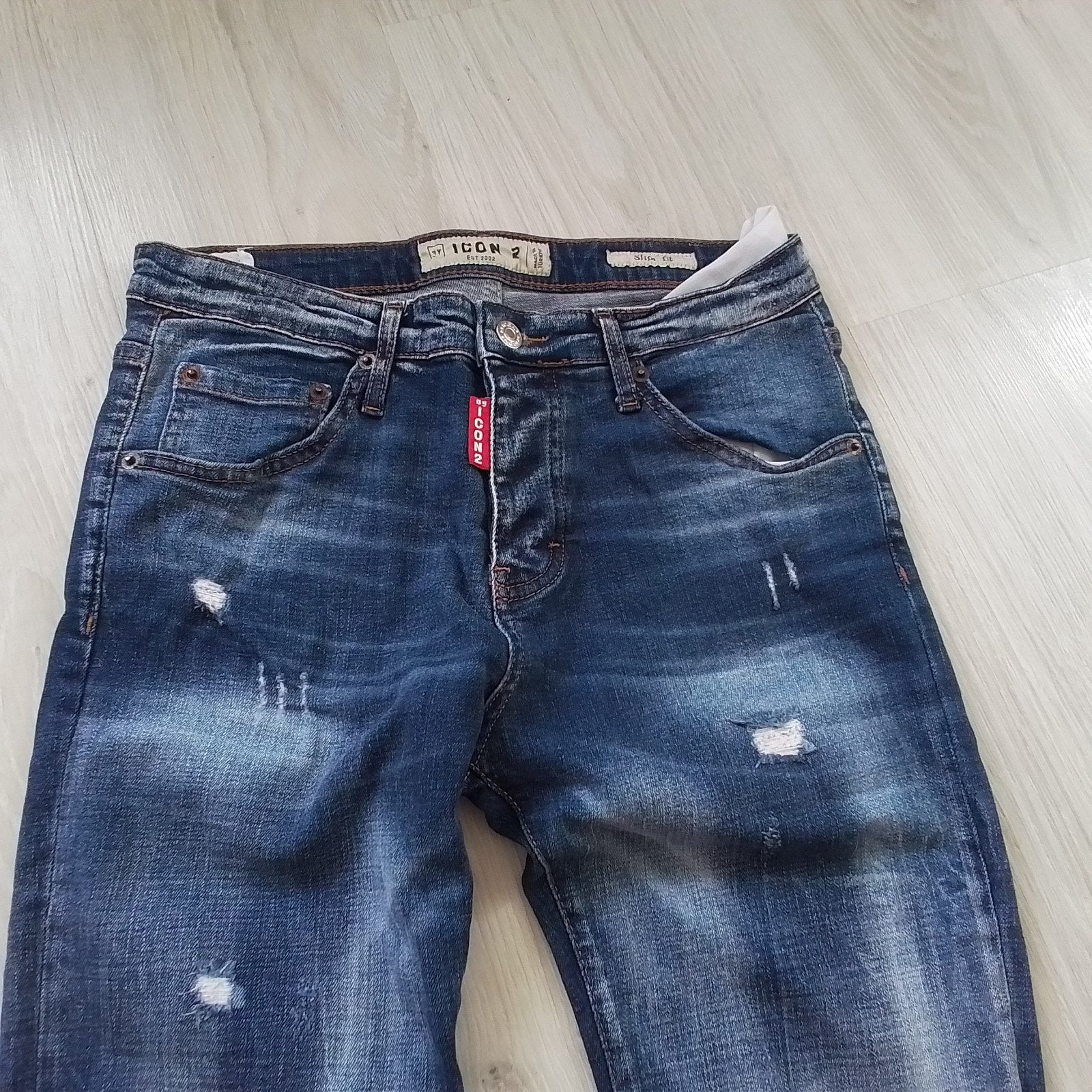 spijkerbroek jeans, Kleding | Heren, Spijkerbroeken en Jeans, Ophalen of Verzenden, Zo goed als nieuw, Blauw, W32 (confectie 46) of kleiner