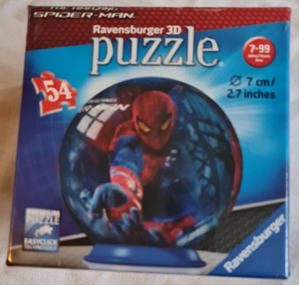 ravensburger puzzelbal spiderman,54 stukjes(c), Verzenden, Minder dan 500 stukjes, Nieuw, Overige typen