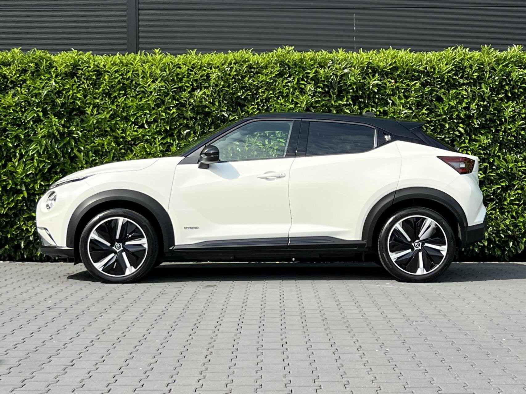 Nissan Juke 1.6 Hybrid N-Design NL AUTO, NAP LOGISCH, NAVIGA, Auto's, Nissan, 1300 kg, Gebruikt, Wit, Origineel Nederlands