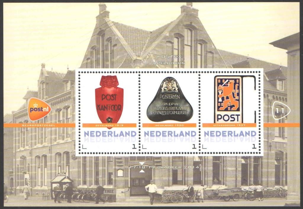 Postzegels Postex Apeldoorn 2014 (11), Ophalen of Verzenden, Na 1940, Postfris