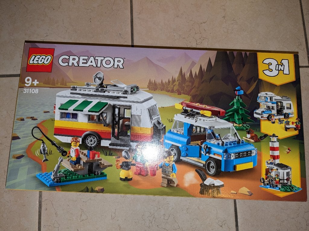 Lego Creator - Familievakantie met caravan - Nieuw - 31108, Lego, Nieuw, Ophalen of Verzenden, Ongeopend/sealed