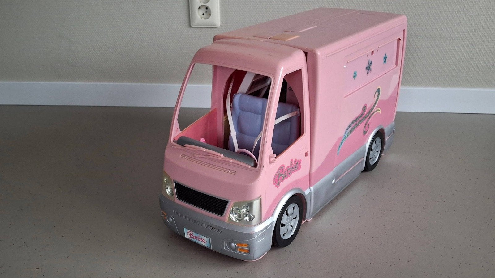 Barbie camper, Barbie cabrio, Barbiepoppen en accessoires., Ophalen of Verzenden, Gebruikt, Barbie