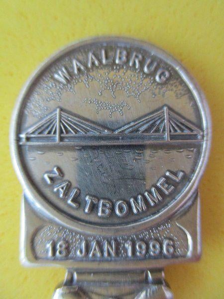 (A2650)  Zaltbommel Waalbrug 18 jan 1996, Ophalen of Verzenden, Gebruikt, Overige materialen, Bestek