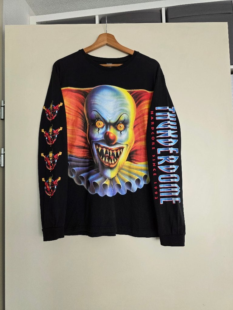 Thunderdome XxX 30 years Clown Longsleeve L, Thunderdome, Zwart, Maat 56/58 (XL), Ophalen of Verzenden
