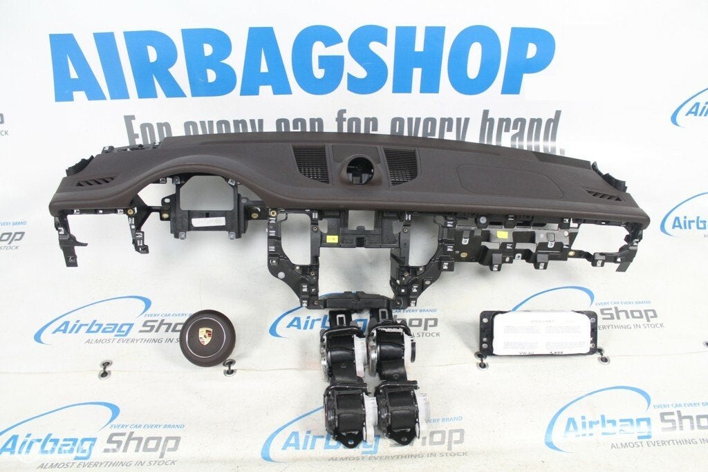 Airbag set Dashboard met stiksel Porsche Macan (2014-heden), Auto-onderdelen, Dashboard en Schakelaars, Gebruikt, Ophalen of Verzenden